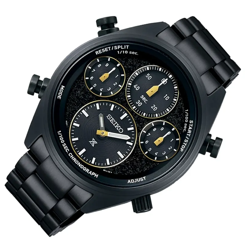 Seiko Prospex Speedtimer Solar Limited Edition Black Men's Watch- SFJ007P1